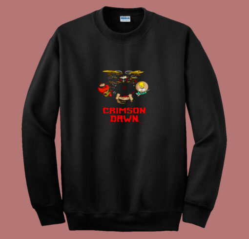 Crimson Dawn South Park’s Band Music 80s Sweatshirt