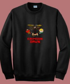 Crimson Dawn South Park’s Band Music 80s Sweatshirt