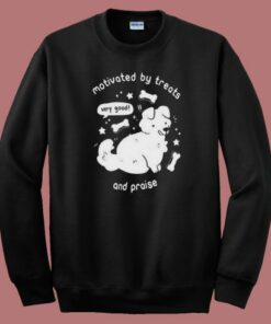 Crowlines Motivated By Treats And Praise Sweatshirt