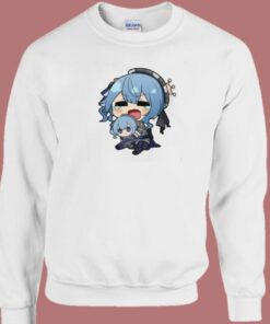 Crying Hoshimachi Suisei Sweatshirt 1 Crying Hoshimachi Suisei Sweatshirt 2