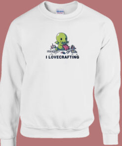 Cthulhu I Love Crafting 80s Sweatshirt 1