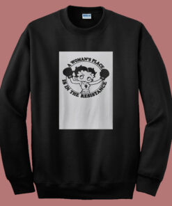 Cute Feminist Af Betty Boop 80s Sweatshirt Cute Feminist Af Betty Boop 80s Sweatshirt