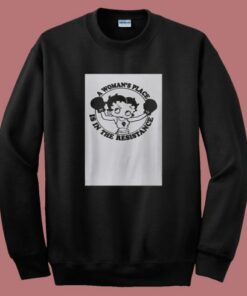 Cute Feminist Af Betty Boop 80s Sweatshirt
