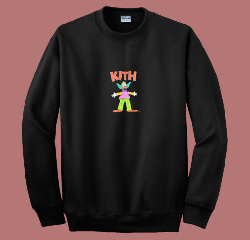 Cute Kith X The Simpsons Krusty 80s Sweatshirt