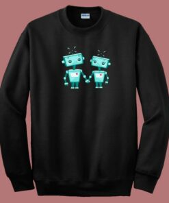 Cute Robot 80s Sweatshirt