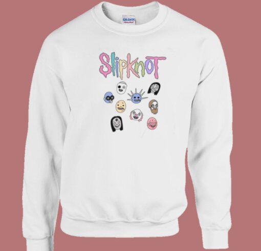 Cute Slipknot Character Cartoon Sweatshirt