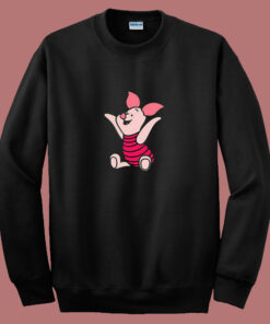 Cute Winnie The Pooh Piglet Cartoon 80s Sweatshirt Cute Winnie The Pooh Piglet Cartoon 80s Sweatshirt