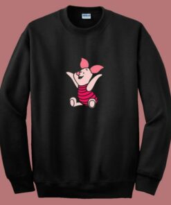 Cute Winnie The Pooh Piglet Cartoon 80s Sweatshirt