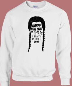 Cuz I Hate People Wednesday Sweatshirt 1