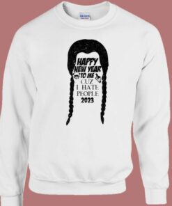 Cuz I Hate People Wednesday Sweatshirt 2