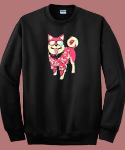 Cyberpunk Bartender Action 80s Sweatshirt