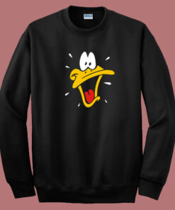 Daffy Ducks Fitted Funny 80s Sweatshirt Daffy Ducks Fitted Funny 80s Sweatshirt