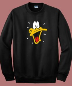 Daffy Ducks Fitted Funny 80s Sweatshirt