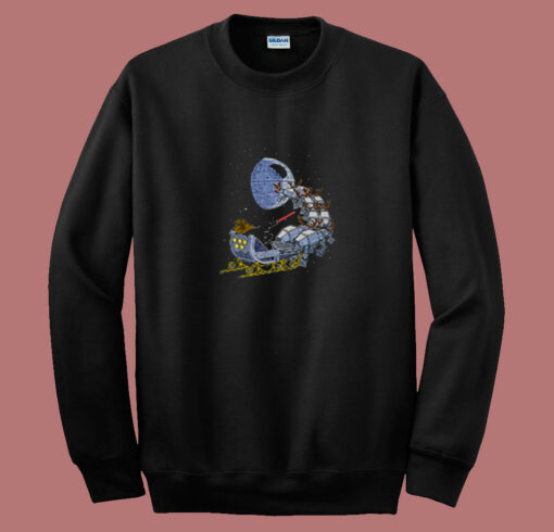 Darth Vader Christmas Sleigh Star Wars 80s Sweatshirt