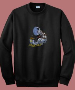 Darth Vader Christmas Sleigh Star Wars 80s Sweatshirt