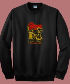 David Bowie 1972 World Tour 80s Sweatshirt