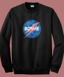 David Bowie Nasa Logo Sweatshirt