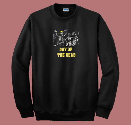 Day Of The Dead Skeleton 80s Sweatshirt