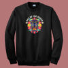 Day Of The Dead Sugar Skull 80s Sweatshirt