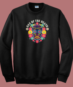 Day Of The Dead Sugar Skull 80s Sweatshirt Day Of The Dead Sugar Skull 80s Sweatshirt