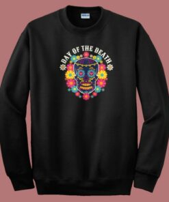 Day Of The Dead Sugar Skull 80s Sweatshirt