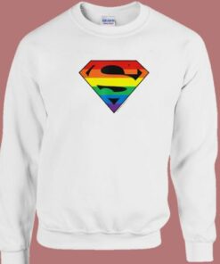 Dc Comics Pride Superman Sweatshirt 1 Dc Comics Pride Superman Sweatshirt 2