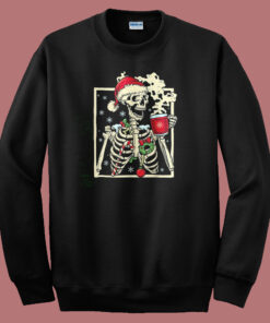 Dead Inside Skeleton Christmas Sweatshirt Dead Inside Skeleton Christmas Sweatshirt