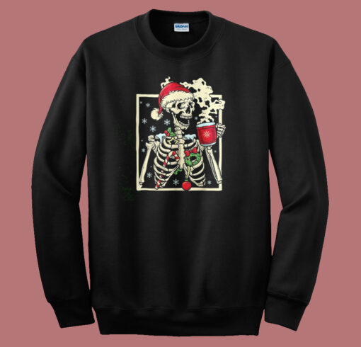 Dead Inside Skeleton Christmas Sweatshirt