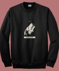 Death Tarot Card 80s Sweatshirt