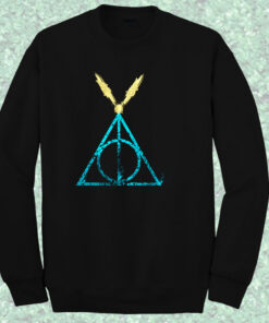 Deathly Hallows Harry Potter Symbol Crewneck Sweatshirt Deathly Hallows Harry Potter Symbol Crewneck Sweatshirt