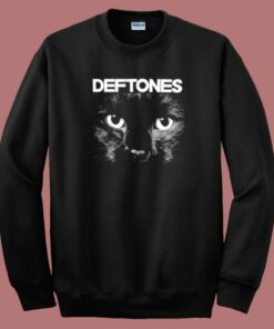 Deftones Cat Graphic Sweatshirt