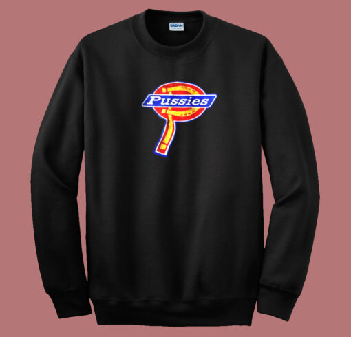 Dickies Pussies Parody 80s Sweatshirt On Sale