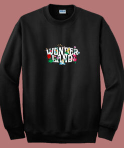 Disney Alice In Wonderland Floral Wonderland 80s Sweatshirt Disney Alice In Wonderland Floral Wonderland 80s Sweatshirt