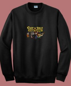 Disney Chip N Dale Goofy Group Rescue 80s Sweatshirt