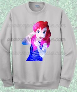 Disney Punk Ariel Little Mermaid Sweatshirt 5