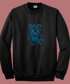 Disney Stitch Hangry Graphic Adult 80s Sweatshirt 1 Disney Stitch Hangry Graphic Adult 80s Sweatshirt 2