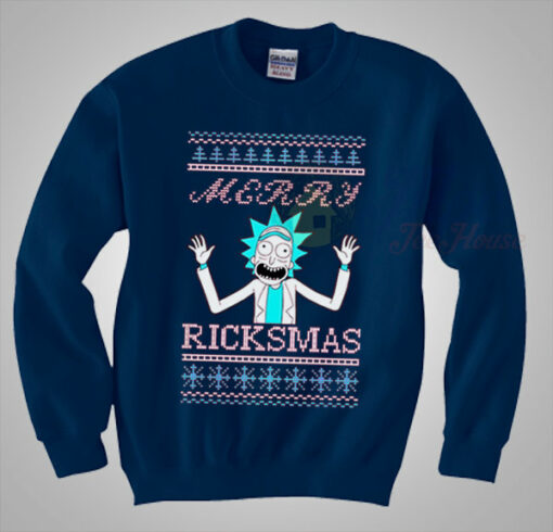 Doctor Rick Morty Merry Christmas Sweater