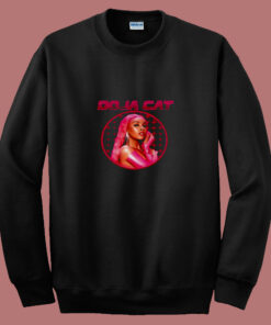 Doja Cat Laser Grid Portrait 80s Sweatshirt