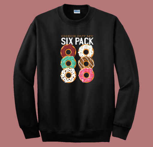 Donut Six Pack 80s Sweatshirt