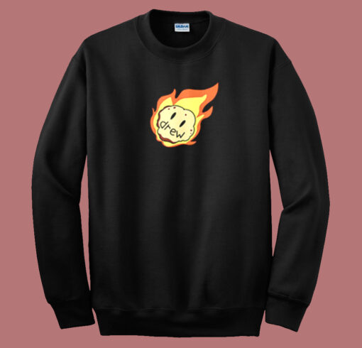 Drew House Flame Ball 80s Sweatshirt On Sale