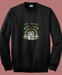 Eat Trash Hail Satan 80s Sweatshirt