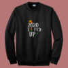 Elfed Up Merry Christmas Elf Pun Parody 80s Sweatshirt