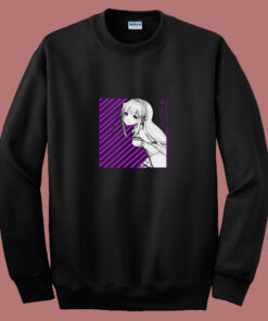 Emilia Re Zero Anime 80s Sweatshirt Emilia Re Zero Anime 80s Sweatshirt