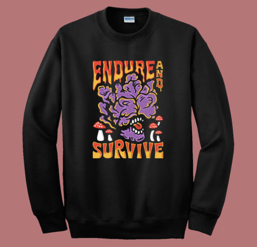 Endure And Survive Graphic Sweatshirt