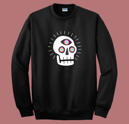 Enlightened Skull Halloween Sweatshirt