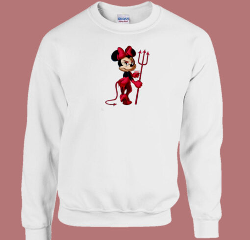 Evil Minnie Mouse 80s Sweatshirt