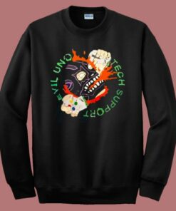 Evil Uno Tech Support Sweatshirt
