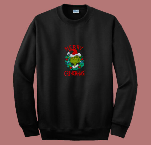 Family Grinch Christmas Pajamas 80s Sweatshirt