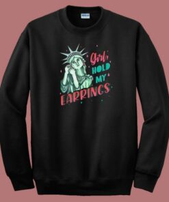 Feminist Nyc Statue 80s Sweatshirt 2