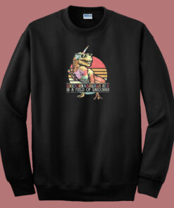 Field Of Unicorns 80s Sweatshirt 1